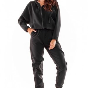 Spodnie Dresowe Model A591 Black - awama