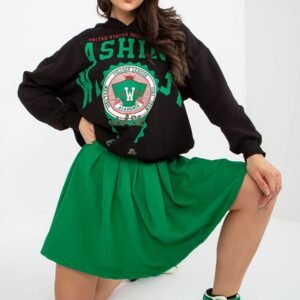 Spódnica Komplet Model FA-KMPL-8083.94 Black/Green - Fancy