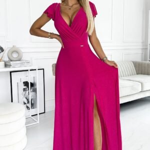 Sukienka Model Crystal 411-5 Fuksja - Numoco