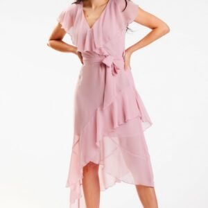 Sukienka Model A574 Dirty Pink - awama