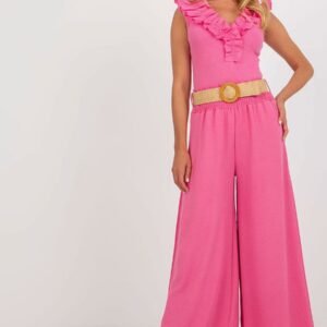 Spodnie Damskie Model DHJ-SP-8387.57 Pink - Italy Moda