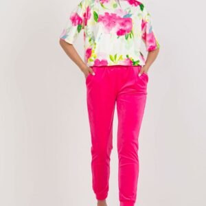 Spodnie Komplet Model WN-KMPL-8192.32 White/Pink - Rue Paris