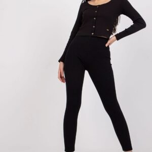 Legginsy Model RV-LG-7533.08 Black - Rue Paris