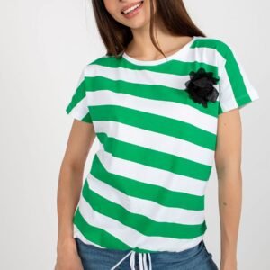 Bluzka Model RV-BZ-8741.93 White/Green - Relevance