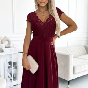 Sukienka Model Linda 381-5 Bordo - Numoco