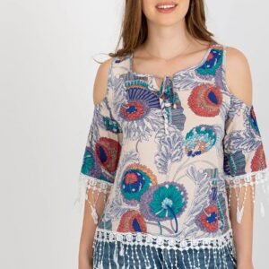 Bluzka Model AT-BZ-2601.67 Beige - AT