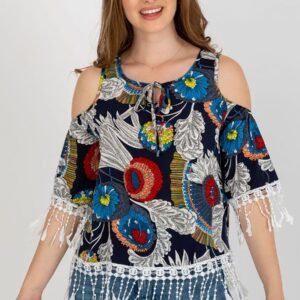 Bluzka Model AT-BZ-2601.67 Navy - AT