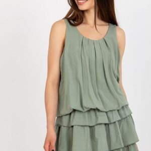 Sukienka Model TW-SK-BI-8139.44 Khaki - Och Bella