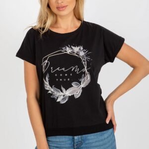 Bluzka Model RV-BZ-8918.68 Black - Rue Paris