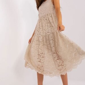Sukienka Model TW-SK-BI-8246.37X Beige - Och Bella
