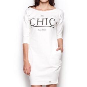 Sukienka Model 312 Ecru - Figl