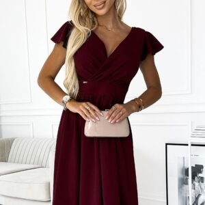Sukienka Model Matilde 425-4 Bordo - Numoco