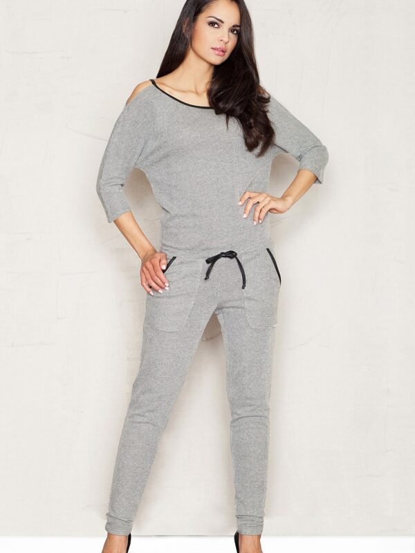 Kombinezon Damski Model 356 Dark Grey - Figl