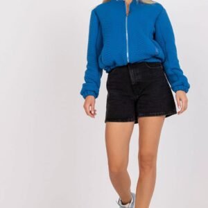 Kurtka Damska Model RV-KR-006.16 Dark Blue - Rue Paris