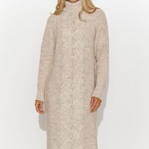 Sukienka Model S137 Beige Melange - Makadamia