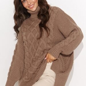 Golf Damski Model NU_S96 Cappuccino - Numinou