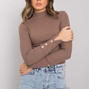Bluzka Model RV-BZ-7317.64 Brown - Rue Paris