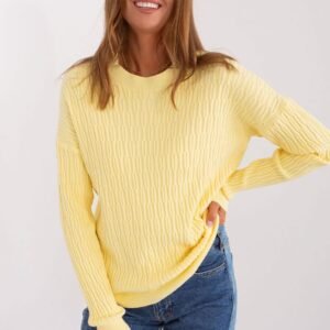 Sweter Damski Model AT-SW-2338.14P Light Yellow - AT