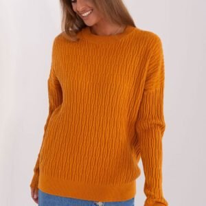 Sweter Damski Model AT-SW-2338.14P Light Orange - AT
