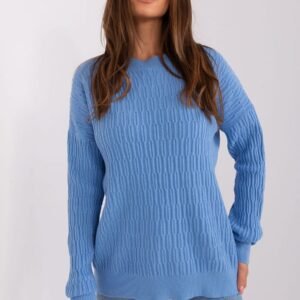 Sweter Damski Model AT-SW-2338.14P Blue - AT