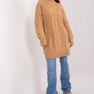 Sweter Damski Model AT-SW-2367-1.35P Camel - AT