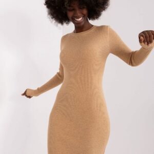 Sukienka Model DHJ-SK-F3622.23X Camel - Factory Price