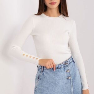 Sweter Damski Model PM-SW-PM685.39P Ecru - Factory Price