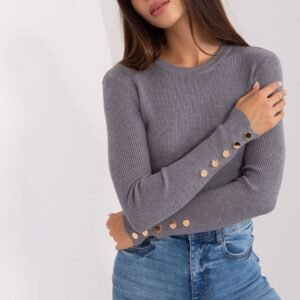 Sweter Damski Model PM-SW-PM685.39P Dark Grey - Factory Price