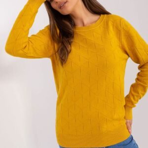 Sweter Damski Model AT-SW-232901.25X Dark Yellow - AT