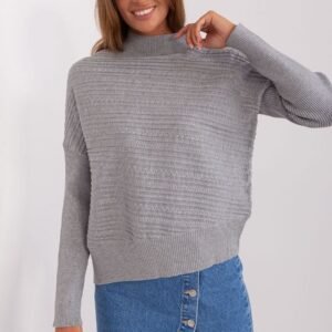 Sweter Damski Model AT-SW-2368.36X Grey - AT