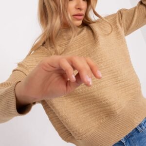 Sweter Damski Model AT-SW-2368.36X Camel - AT