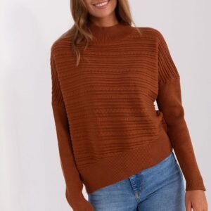 Sweter Damski Model AT-SW-2368.36X Brown - AT
