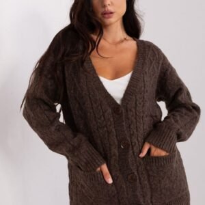 Sweter Damski Model AT-SW-2358.31 Brown - AT