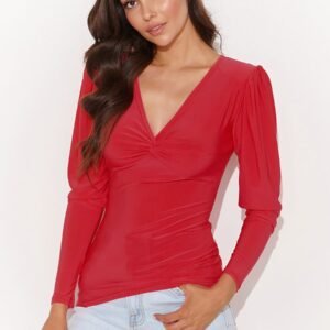 Bluzka Model NU461 Red - Numinou