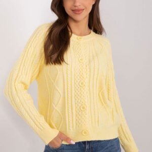 Sweter Damski Model AT-SW-2346-2.99P Light Yellow - AT