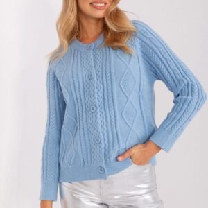 Sweter Damski Model AT-SW-2346-2.99P Light Blue - AT