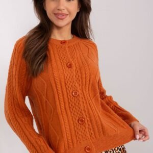 Sweter Damski Model AT-SW-2346-2.99P Dark Orange - AT