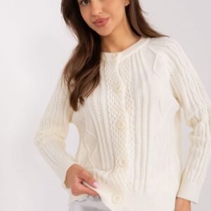 Sweter Damski Model AT-SW-2346-2.99P Ecru - AT