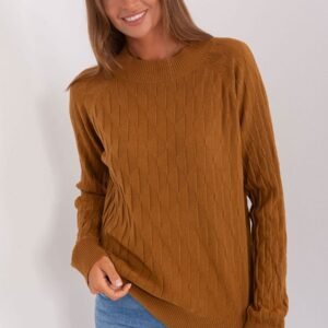 Sweter Damski Model AT-SW-2326.37X Light Brown - AT