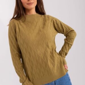 Sweter Damski Model AT-SW-2326.37X Oliwka - AT