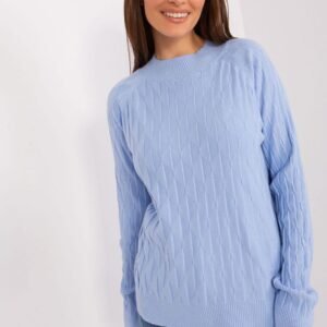 Sweter Damski Model AT-SW-2326.37X Light Blue - AT