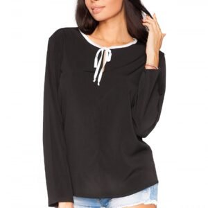 Bluzka Model Kornelia 1 Black/White - Tessita