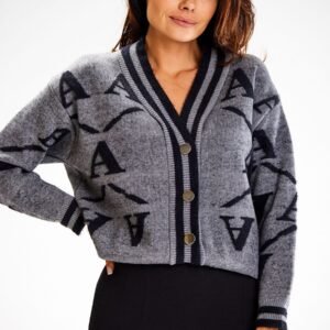 Sweter Damski Model A614 Grey - awama